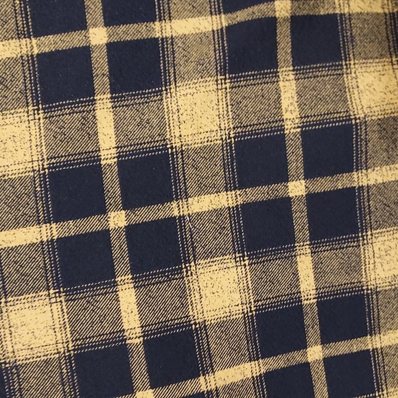 Midnight Hour Black and Yellow Plaid Skater Skirt with Full Zipper Front Size XS - Picture 3 of 9